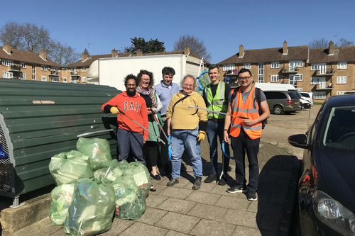 Liberal Democrats Clean up Basing Way Estate