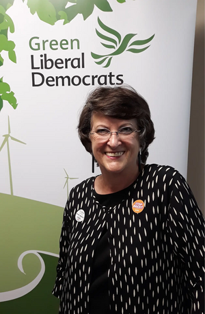 Image courtesy of Kevin Daws Catherine Bearder MEP - Climate Emergency Fringe Meeting