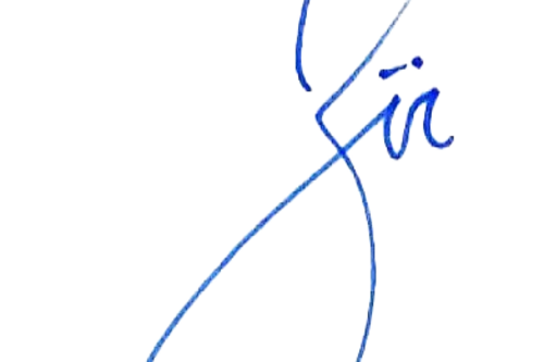 Zoe signature no background