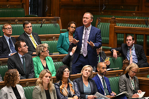 Tim speaking in the House of Commons