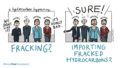 Image courtesy of Bryan M Mathers Fracking Hypocrisy