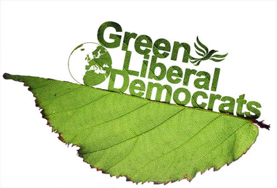 Image courtesy of Green Liberal Democrats Green Liberal Democrats Leaf logo