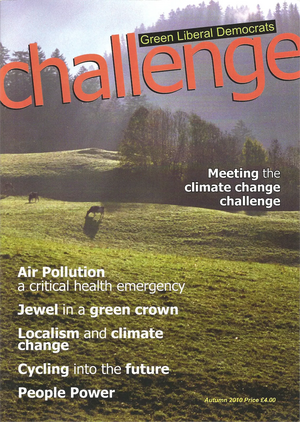 Image courtesy of photograph taken and owned by Christian Vassie The front cover of the Autumn 2010 Challenge Magazine