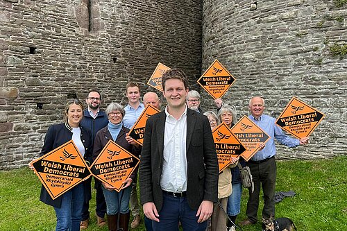 David Chadwick MP in Crickhowell